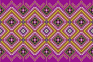 Seamless geometric ethnic asian oriental and tradition pattern design for texture and background. Silk and fabric pattern decoration for carpet, Thai clothing, wrapping and wallpaper vector