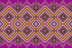 Seamless geometric ethnic asian oriental and tradition pattern design for texture and background. Silk and fabric pattern decoration for carpet, Thai clothing, wrapping and wallpaper vector