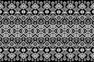 Seamless geometric ethnic asian oriental and tradition pattern design for texture and background. Silk and fabric pattern decoration for carpet, Thai clothing, wrapping and wallpaper vector