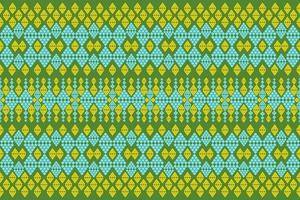 Seamless geometric ethnic asian oriental and tradition pattern design for texture and background. Silk and fabric pattern decoration for carpet, Thai clothing, wrapping and wallpaper vector