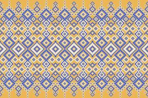 Seamless geometric ethnic asian oriental and tradition pattern design for texture and background. Silk and fabric pattern decoration for carpet, Thai clothing, wrapping and wallpaper vector