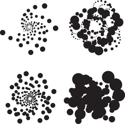 Ink Splatter With Black Dots