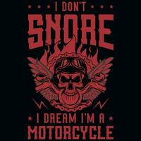 motocicleta jinete gráficos camiseta diseño vector