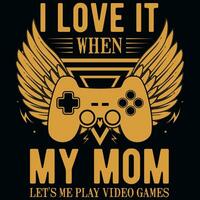 Gaming tshirt design vector