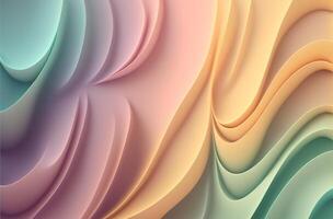 Abstract 3D texture Rainbow geometric colorful background Free Photo