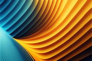 Abstract 3D texture Rainbow geometric colorful background Free Photo