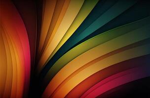 Abstract 3D texture Rainbow geometric colorful background Free Photo