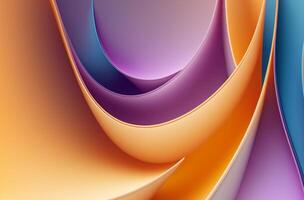 Abstract 3D texture Rainbow geometric colorful background Free Photo