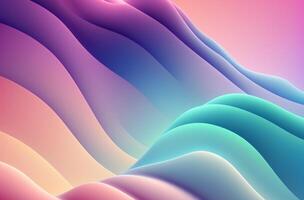 Abstract 3D texture Rainbow geometric colorful background Free Photo