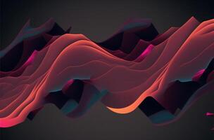 Abstract 3D texture geometric colorful background Free Photo