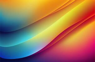 Abstract 3D texture Rainbow geometric colorful background Free Photo