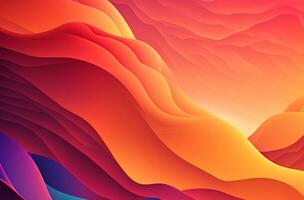 Abstract 3D Red blue yelllow rainbow texture geometric colorful background Free Photo