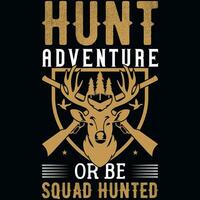 Hunting tshirt design vector