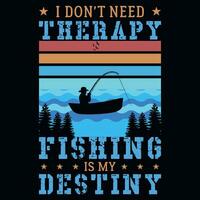 Fishing graphics tshirt design vector