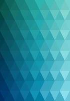 Triangle shape pattern ocean blue gradient. Abstract background. Texture design for publications, covers, posters, flyers, brochures, banners, backdrops, walls. Vector illustration.