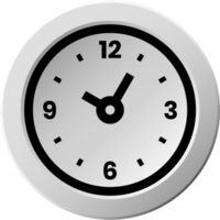 moderno degradado pared reloj icono png