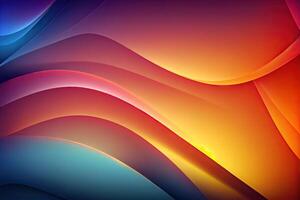 abstract colorful gradient background for design as banner, ads, and presentation concept. colored abstract background. Smooth transitions of iridescent colors. Colorful gradient. photo