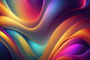 abstract colorful gradient background for design as banner, ads, and presentation concept. colored abstract background. Smooth transitions of iridescent colors. Colorful gradient. photo