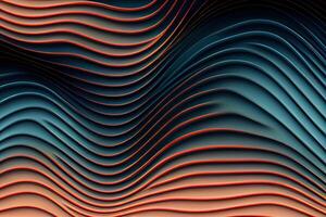 Abstract wavy texture background. photo
