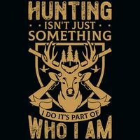 Hunting graphics tshirt design vector