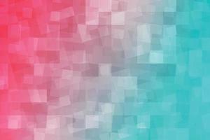 Abstract red and blue gradient square pattern background. vector