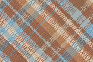 Tartan Plaid With Vintage Color Pattern. vector