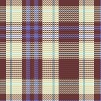 Tartan Plaid With Vintage Color Pattern. vector