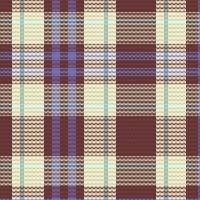 Tartan Plaid With Vintage Color Pattern. vector