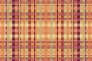 Tartan or plaid halloween color pattern. vector
