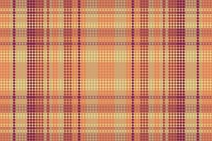 Tartan or plaid halloween color pattern. vector