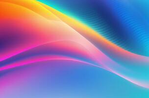 Abstract Red Yelllow Blue Lines 3D texture geometric colorful background Free Photo