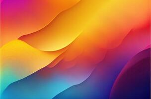 Abstract Red Yelllow Blue Lines 3D texture geometric colorful background Free Photo
