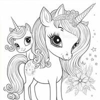 kids coloring page cartoon coloring page illustration vector. For kids coloring book photo