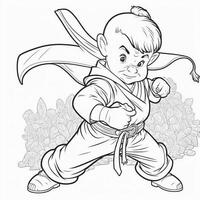 kids coloring page cartoon coloring page illustration vector. For kids coloring book photo