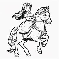 kids coloring page cartoon coloring page illustration vector. For kids coloring book photo