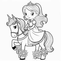 kids coloring page cartoon coloring page illustration vector. For kids coloring book photo