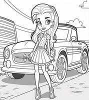 kids coloring page cartoon coloring page illustration vector. For kids coloring book photo