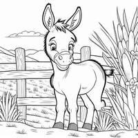 kids coloring page cartoon coloring page illustration vector. For kids coloring book photo