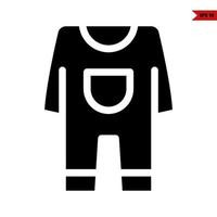 baby glyph icon vector