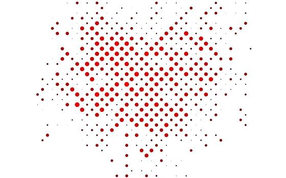 Light Red vector pattern with spheres.