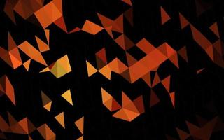 Dark Red, Yellow vector abstract polygonal texture.