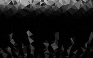 plata oscura, patrón de mosaico abstracto vector gris.