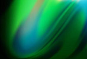 Dark Green vector colorful blur background.