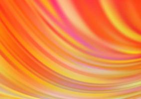 Light Orange vector background with bubble shapes.