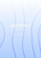 Abstract light gradient poster background with 3D lines vector