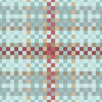 Tartan Plaid With Vintage Color Pattern. vector