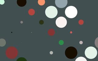 Light Multicolor, Rainbow vector backdrop with dots.