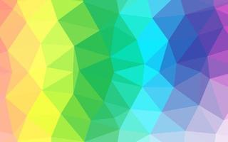 Light Multicolor, Rainbow vector low poly texture.