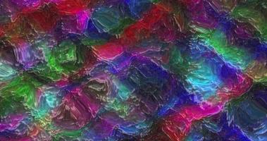 vistoso degradado antecedentes. multicolor degradado borroso textura. resumen retorcido colores.fractal movimiento gráfico.abstracto geométrico fondo, holográfico líquido ondulado antecedentes video