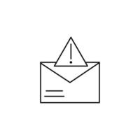 Email, alert, envelope vector icon